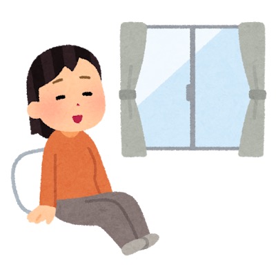 「リラックスできる姿勢」